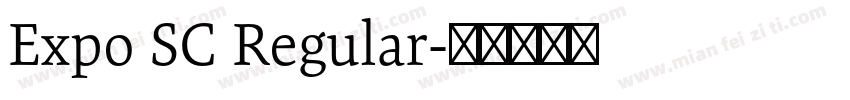 Expo SC Regular字体转换